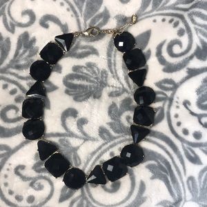 black and gold necklace